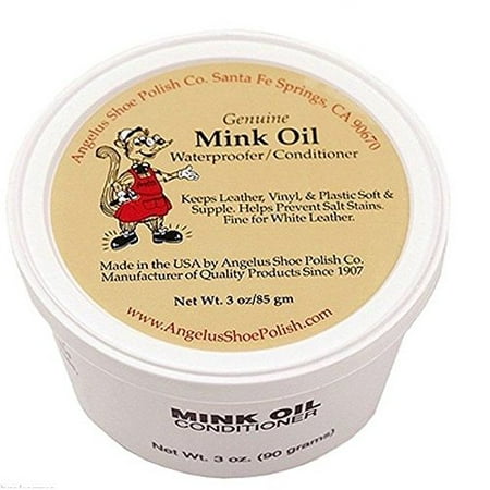 Angelus Genuine Mink Oil Paste, 3 oz