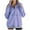 Purple, variant on Vibrex Womens Quarter Zip Oversized Sweatshirts Pullover Hoodies Lapel Zipper Sweatshirt Fall Workout Jacket Loose Pullover Tops Ladies' Casual Loose Long-sleeved Solid Color Comfortable Hooded