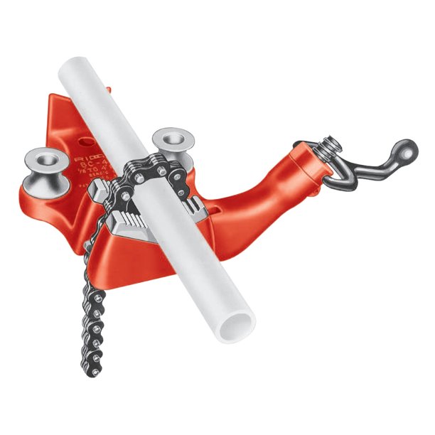 Ridgid Top Screw Bench Chain Vises, 1/4 in 6 in Pipe Cap Walmart