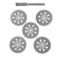 thumbnail image 2 of MYG 5pc DIAMOND Tipped Vented MINI 22mm CUTTING DICS SET Rotary Drill Tool, 2 of 4