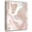 Modern Rose Gold Glitter Coral Gray Pastel Marble, variant on Canvas Wall Art Canvas Prints Wall Decor Posters Artworks Framed Ready To Hang For Home Bedroom Living Room Home Decoration 12"x16"Inch Girly Pink Glitter Leopard Watercolor