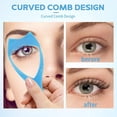 thumbnail image 5 of Eyelashes Tools Mascara Shield Applicator Guard 3 en 1, Protector de Máscara Cosmética, Aplicador, Peine para Pestañas, Herramienta de Mascara Guard Eye Lash Aplicador Maquillaje Cosmético (4 PCS), 5 of 5