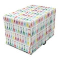 thumbnail image 1 of Giraffe Dog Crate Cover, Abstract Dotted Animal Bodies with Long and Wavy Necks Fauna Inspired Art, Easy to Use Pet Kennel Cover for Medium Large Dogs, 35" x 23" x 27", Multicolor, by Ambesonne, 1 of 6