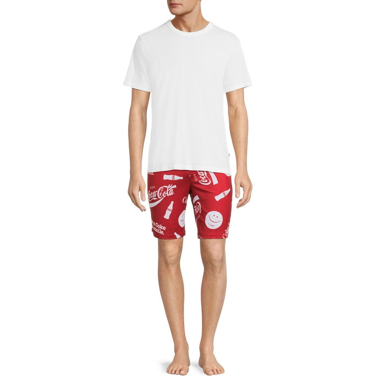Coca-Cola Men's Coke Allover Print Lounge Jam Shorts Coca-Cola Men's Coke Allover Print Lounge Jam Shorts