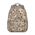 thumbnail image 1 of Paisley Boho Design School Backpack for Students Lightweight and Adjustable Strap Vintage Floral Pattern Backpack for School and Outdoor Activities, 1 of 6