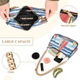 thumbnail image 2 of FORMRS Womens Shoulder Bag with Chain Strap Clutch Purse Cute Tote Handbag, Red Sailboats, 2 of 7