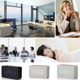 thumbnail image 4 of LED Digital Electronic Alarm Clock Backlight With Calendar Voice Control Mute, 4 of 6