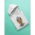 thumbnail image 3 of Boho Coyote Design Hoodie Women -Image by Shutterstock, Female XX-Large, 3 of 4