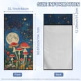 thumbnail image 3 of FOR U DESIGNS Galaxy Moon Mushroom Daisy Print Car Seat Cover Universal Front Seat Protector for Sedans, Quick-Dry & Soft Microfiber Athletic Running Towel Multi-Purpose Yoga Mat, Beach Towel, 3 of 7