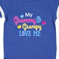 thumbnail image 4 of Inktastic My Grammy and Grampy Love Me with Hearts Boys or Girls Baby Bodysuit, 4 of 5