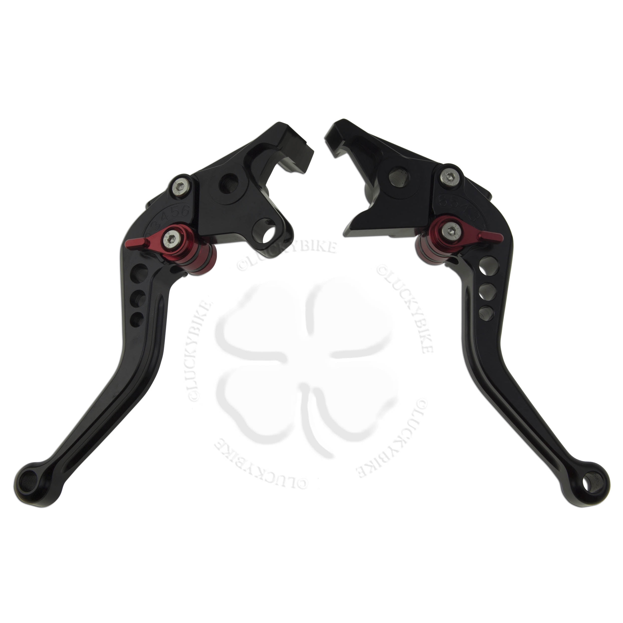 Red CNC Shorty Brake Clutch Lever Kawasaki Ninja ZX 7 7R 9R