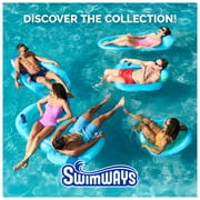 SwimWays Spring Float Premium Hammock Lounger, Inflatable Pool Floats Adult with Fast Inflation for Ages 15 & Up
