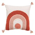 thumbnail image 2 of Funda de almohada tejida Ins, de almohada decorativas con mechones con borlas de cojín para sofá de granja, sofá, silla - 45x45cm Arco iris 45x45cm perfecl Funda de almohada borlas, 2 of 8