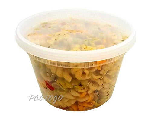 Details about    Bulk Deli Food/Soup Plastic Containers w/ Lids EXTRA HEAVY DUTY Choose Size 