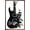 Bronze Framed Version, variant on Peace Guitar Made of Crows Wall Poster, 14.725" x 22.375"