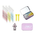 thumbnail image 1 of jinwen Golf Tees Bulk Golf Ball Holder for Driving Range Outdoor Practice Golf Gift Pink Box, 1 of 9