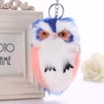 thumbnail image 3 of Naierhg Artificial Fur Fluffy Owl Pendant Keyring Keychain Car Bag Hang Decoration, 3 of 8