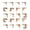 Log Age, variant on 20Pcs Vintage Hollowed Corner Sticker Journal Border Sticker for Scrapbooking Journal Photo Album Phone Case Art Craft