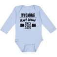 thumbnail image 3 of Inktastic Wyoming Awesome Since 1890 Boys or Girls Long Sleeve Baby Bodysuit, 3 of 5