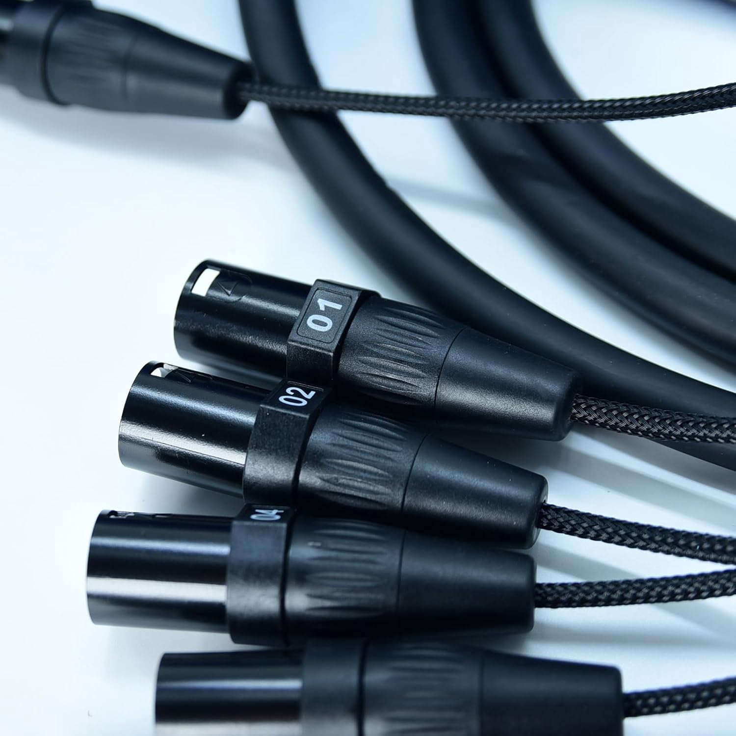 Arklove 8-Channel Low Profilemale XLR 1/4" TRS Female Send Sub Combo Splitter Snake Cable