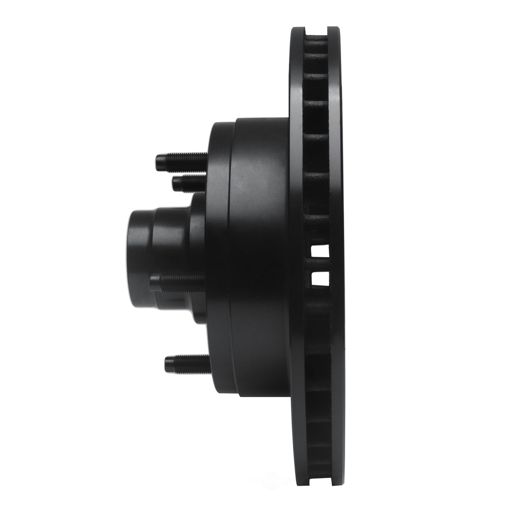 Dynamic Friction Company 633-54097L DFC Brake Rotor - Drilled And Slotted - Black