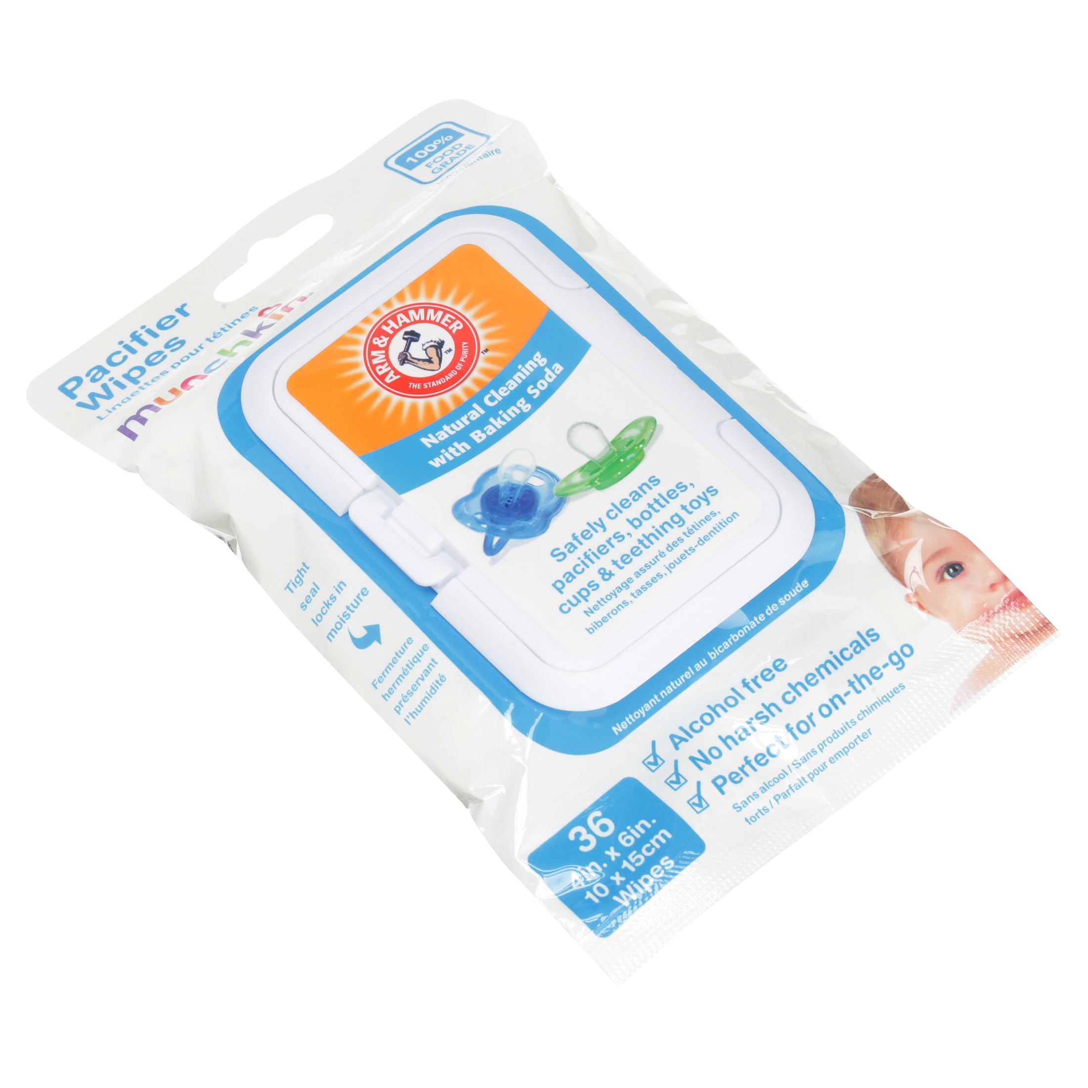 Munchkin Arm and Hammer Pacifier Wipes Ingredients and Reviews