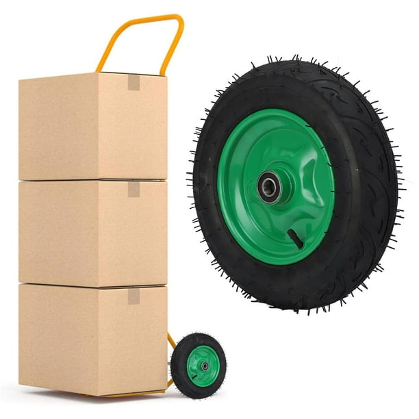 Rueda Para Carretilla De Mano, Rueda De Carro De Mano Resistente De 14 Pulgadas, Rodamiento De Carga De 250 Kg, Antideslizante A Prueba De Explosiones Para Reemplazo