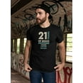 thumbnail image 2 of 21 Years Being Limited Edition Men T-Shirt, Male Large, 2 of 4