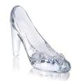 thumbnail image 1 of Zapatilla de cristal transparente de princesa con lazo de cristal, zapatos de tacón alto, figura decorativa, 1 of 5