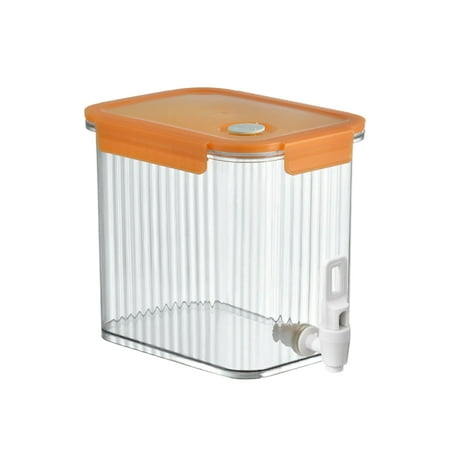 

Kinaerty 3.5L Beverage Dispenser with Faucet Wide Mouth Drink Dispenser Fridge Beverage Machine Leakproof Juice Alcohol Dispenser for BBQ Picnic Pool Party