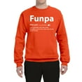 thumbnail image 2 of Wild Bobby,Funpa Like A Regular Grandpa Only Way Cooler, Father's Day, Unisex Crewneck Graphic Sweatshirt, Orange, Large, 2 of 3