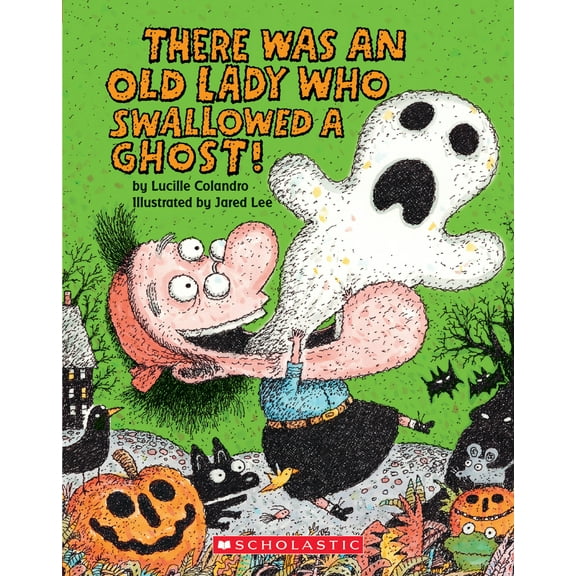 Pre-Owned There Was an Old Lady Who Swallowed a Ghost! (Board Book) (Board book) 1338668307 9781338668308