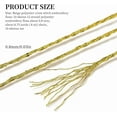 thumbnail image 2 of 10 Skeins Yellow Gold Polyester Stitch Thread Metallic Glitter Embroidery Floss Golden Silver Shimmer Crewel Polyester Floss Bulk for Sewing Making Home Decoration Friendship Bracelet, 2 of 9