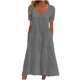 thumbnail image 2 of mfyjkho Vestidos midi para mujer, Sudadera con capucha y mangas largas con hombros descubiertos y estampado para mujer Vestidos de otoño m, 2 of 6
