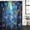 Lake Blue Dark Blue, variant on Polyester Fabric Blue Butterfly Shower Curtain, Modern Art Forest Butterflies Waterproof Bathtub Curtain Bathroom Decor Set with Hooks 72 x 84 Inches