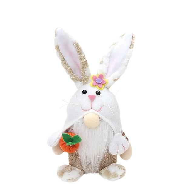 TIELUTT Cartoon Rabbit Figurine Cute Desktop Ornament Decorative Sculpture for Home Complete Ornament Set A Ornament Son Christmas Ornament Glass Christmas Decorations Postal Ornament