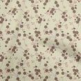 thumbnail image 1 of oneOone Polyester Spandex Brown Fabric Floral Retro Sewing Craft Projects Fabric Prints By Yard 56 Inch Wide, 1 of 5