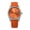 Orange, variant on Half Iced Out Moissanite Watch, Rubber Strap Miyota 8215 Mechanical Wristwatch