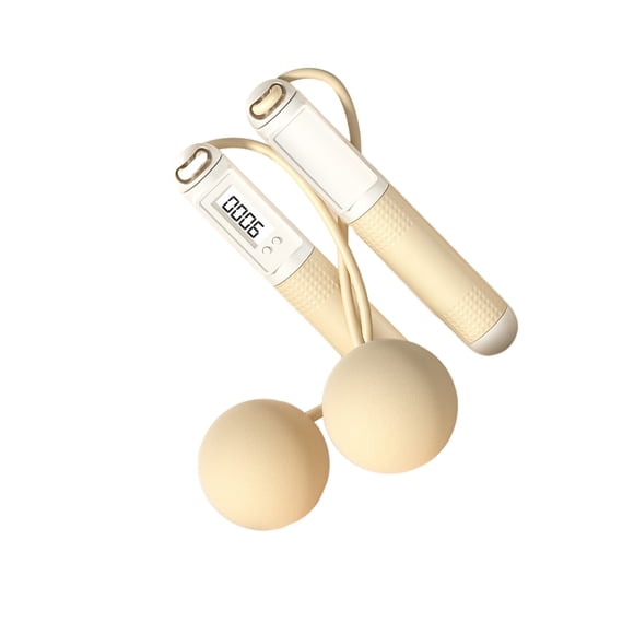 Cuerda para saltar Naiovety Cuerda de PVC Mango antideslizante Amarillo