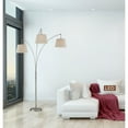 thumbnail image 2 of ARTIVA USA  Luce 84" Brushed Steel LED Arched Floor Lamp with Dimmer, 2 of 3