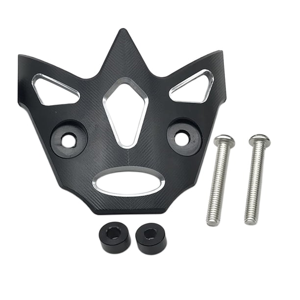 Tacómetro, velocímetro, calibre, cubierta frontal de aluminio, embellecedor para CMX 500300, instalación simple, compacta Negro Yotijar Cubierta delantera de la motocicleta