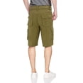 thumbnail image 2 of RawX Men's Belted Cargo Shorts With Twill Piping, New Khaki, Size 38, 2 of 3