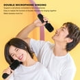 thumbnail image 4 of Karaoke Machine With Microphone, Y1 Bass Treble BT Speaker With RGB Light, 6W Karaoke Speaker Supports Memory Card Playback, Covers Wide Range For Party Wedding, 4 of 8