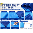 thumbnail image 4 of Beach Blanket Waterproof Sandproof Beach Mat 79" X 83" for 2-5 Adults Quick Drying Outdoor Picnic Mat Beach Accessories for Travel, Camping, Hiking, 4 of 6