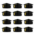 thumbnail image 1 of 12Pcs Paper Graduation Caps DIY Graduation Hats Materials Party Favors, 1 of 7