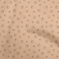 thumbnail image 1 of oneOone Tissu Velours Brun Clair Rétro Écouteurs Robe Matériel Tissu Imprimé Tissu au Mètre 58 Pouces de Large, 1 of 5