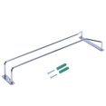 thumbnail image 1 of Glass Wine Champagne Cup Hangers Rack Holder with Screws (Silver), 1 of 8