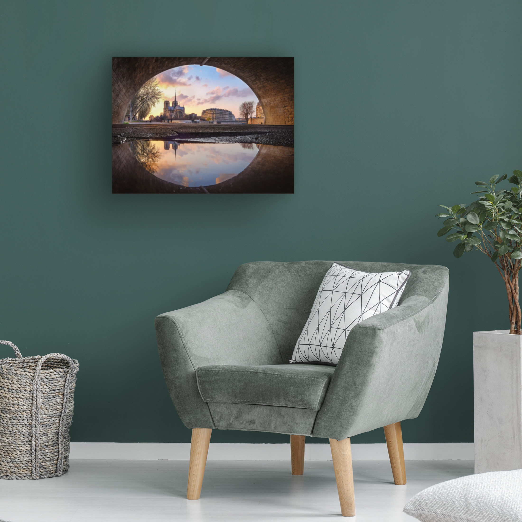 Canvas Wall Art - Charly Lataste 'The Eye' Wall Art for Living Room, Bedroom, or Office Décor by Trademark Fine Art - 19 x 14 Inches