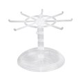 thumbnail image 4 of Necklace Organizer Hanging Rack Rotation for Scrunchie for Bracelets Bracelets Chains Short Clear, 4 of 9