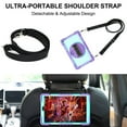 thumbnail image 3 of Dteck for Samsung Galaxy Tab S6 Lite case 10.4 Inch 2022/2020 with Rotating Hand Strap Stand/Shoulder Strap, Heavy Duty Shockproof Case for Galaxy Tab S6 Lite (SM-P610/P613/P615/P619),Purple+Mint, 3 of 7